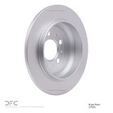 Dynamic Friction 1999-2009 Volvo XC70/S80/V70/S60 Rear GeoSPEC Coated Rotor (288x12 Solid) by Dynamic Friction Company 604-27024