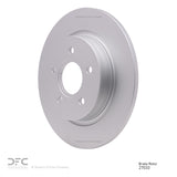 Dynamic Friction 2004-2013 Volvo S40/V50/C70/C30 Rear GeoSPEC Coated Rotor (280x10.8 Solid) by Dynamic Friction Company 604-27033