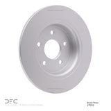 Dynamic Friction 2004-2013 Volvo S40/V50/C70/C30 Rear GeoSPEC Coated Rotor (280x10.8 Solid) by Dynamic Friction Company 604-27033