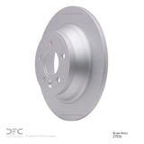 Dynamic Friction 2007-2010 Volvo S80 Rear GeoSPEC Coated Rotor (302x12 Solid) by Dynamic Friction Company 604-27034
