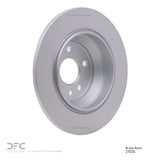 Dynamic Friction 2007-2010 Volvo S80 Rear GeoSPEC Coated Rotor (302x12 Solid) by Dynamic Friction Company 604-27034