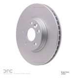 Dynamic Friction 2007-2018 Land Rover Range Rover Evoque Front GeoSPEC Coated Rotor (300x28 Vented) by Dynamic Friction Company 604-27041