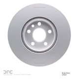 Dynamic Friction 2007-2018 Land Rover Range Rover Evoque Front GeoSPEC Coated Rotor (300x28 Vented) by Dynamic Friction Company 604-27041