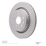 Dynamic Friction 2010-2017 Volvo XC60 Rear GeoSPEC Coated Rotor (302x22 Vented) by Dynamic Friction Company 604-27044