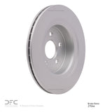 Dynamic Friction 2010-2017 Volvo XC60 Rear GeoSPEC Coated Rotor (302x22 Vented) by Dynamic Friction Company 604-27044