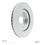 Dynamic Friction 2016-2026 Volvo XC60/S60 Rear GeoSPEC Coated Rotor (320x20 Vented) by Dynamic Friction Company 604-27052