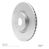 Dynamic Friction 2016-2017 Volvo XC60 Front GeoSPEC Coated Rotor (324x28 Vented) by Dynamic Friction Company 604-27055
