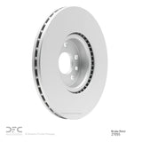Dynamic Friction 2016-2017 Volvo XC60 Front GeoSPEC Coated Rotor (324x28 Vented) by Dynamic Friction Company 604-27055