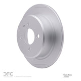 Dynamic Friction 1984-1991 BMW 325is Rear GeoSPEC Coated Rotor (258x10 Solid)