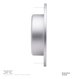 Dynamic Friction 1984-1991 BMW 325is Rear GeoSPEC Coated Rotor (258x10 Solid)