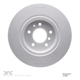 Dynamic Friction 1991-2001 BMW 850i Rear GeoSPEC Coated Rotor (324x12 Solid) by Dynamic Friction Company 604-31030