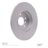 Dynamic Friction 1991-2001 BMW 850i Rear GeoSPEC Coated Rotor (324x12 Solid) by Dynamic Friction Company 604-31030