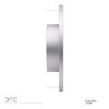 Dynamic Friction 1995-1998 BMW 318ti Front GeoSPEC Coated Rotor (286x12 Solid) by Dynamic Friction Company 604-31038