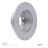 Dynamic Friction 1995-1999 BMW 318ti Rear GeoSPEC Coated Rotor (272x10 Solid) by Dynamic Friction Company 604-31039