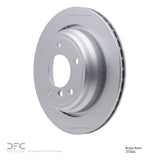 Dynamic Friction 1996-2003 BMW 530i Rear GeoSPEC Coated Rotor (298x20 Vented) by Dynamic Friction Company 604-31044