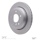Dynamic Friction 2001-2005 BMW 325ix Rear GeoSPEC Coated Rotor (294x18.8 Vented) by Dynamic Friction Company 604-31052