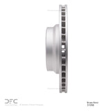 Dynamic Friction 2002-2008 BMW 760Li Front GeoSPEC Coated Rotor (348x30 Vented) by Dynamic Friction Company 604-31058