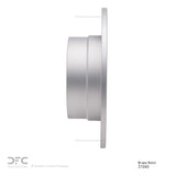 Dynamic Friction 2003-2006 BMW Z4 Rear GeoSPEC Coated Rotor (280x10 Solid) by Dynamic Friction Company 604-31060