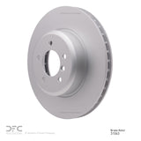 Dynamic Friction 2004-2010 BMW 535i Front GeoSPEC Coated Rotor (348x30 Vented) by Dynamic Friction Company 604-31063