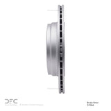 Dynamic Friction 2004-2010 BMW 525i (USA/Canada) Rear GeoSPEC Coated Rotor (320x20 Vented) by Dynamic Friction Company 604-31066