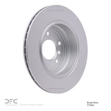 Dynamic Friction 2004-2010 BMW 525i (USA/Canada) Rear GeoSPEC Coated Rotor (320x20 Vented) by Dynamic Friction Company 604-31066