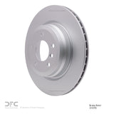 Dynamic Friction 2006-2015 BMW 330i Rear GeoSPEC Coated Rotor (336x22 Vented) by Dynamic Friction Company 604-31070