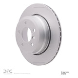 Dynamic Friction 2006-2010 BMW 528i xDrive Rear GeoSPEC Coated Rotor (320x19.9 Vented) by Dynamic Friction Company 604-31075
