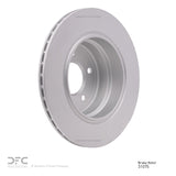 Dynamic Friction 2006-2010 BMW 528i xDrive Rear GeoSPEC Coated Rotor (320x19.9 Vented) by Dynamic Friction Company 604-31075