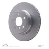 Dynamic Friction 2008-2013 BMW 135iS Rear GeoSPEC Coated Rotor (324x21.8 Vented) by Dynamic Friction Company 604-31090
