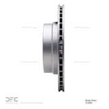 Dynamic Friction 2008-2013 BMW 135iS Rear GeoSPEC Coated Rotor (324x21.8 Vented) by Dynamic Friction Company 604-31090