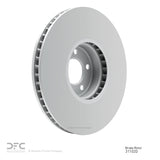 Dynamic Friction 2010-2019 BMW Alpina B7 xDrive Right Front GeoSPEC Coated Rotor (374x36 Vented) by Dynamic Friction Company 604-31102D
