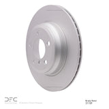 Dynamic Friction 2012-2020 BMW 335I GT xDrive Rear GeoSPEC Coated Rotor (330x20 Vented) by Dynamic Friction Company 604-31109