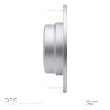 Dynamic Friction 2000-2006 BMW X5 Rear GeoSPEC Coated Rotor (324x12 Solid) by Dynamic Friction Company 604-31136