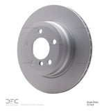 Dynamic Friction 2007-2019 BMW X5 Rear GeoSPEC Coated Rotor (320x20 Vented) by Dynamic Friction Company 604-31143