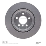 Dynamic Friction 2007-2019 BMW X5 Rear GeoSPEC Coated Rotor (320x20 Vented) by Dynamic Friction Company 604-31143