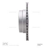 Dynamic Friction 2007-2019 BMW X5 Rear GeoSPEC Coated Rotor (320x20 Vented) by Dynamic Friction Company 604-31143
