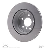 Dynamic Friction 2007-2019 BMW X5 Rear GeoSPEC Coated Rotor (320x20 Vented) by Dynamic Friction Company 604-31143