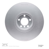 Dynamic Friction 2010-2011 BMW X6 Left Front GeoSPEC Coated Rotor (385x36 Vented) by Dynamic Friction Company 604-31149D