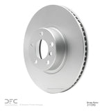Dynamic Friction 2016-2018 BMW X4 Right Front GeoSPEC Coated Rotor (348x30 Vented) by Dynamic Friction Company 604-31159D
