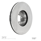 Dynamic Friction 2016-2018 BMW X4 Left Front GeoSPEC Coated Rotor (348x30 Vented) by Dynamic Friction Company 604-31160D