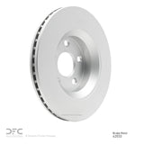 Dynamic Friction 2012-2018 Jeep Wrangler Front GeoSPEC Coated Rotor (332x28 Vented) by Dynamic Friction Company 604-42033