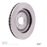 Dynamic Friction 1997-9 Cadillac XLR Right Front GeoSPEC Coated Rotor (325x32.1 Vented) by Dynamic Friction Company 604-46008D