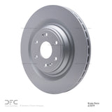 Dynamic Friction 2016-2018 Chevrolet Silverado 1500 Front GeoSPEC Coated Rotor (410x32 Vented) by Dynamic Friction Company 604-47079