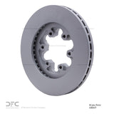 Dynamic Friction 2004-2008 Chevrolet Colorado Front GeoSPEC Coated Rotor (280x26.9 Vented) by Dynamic Friction Company 604-48049