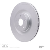 Dynamic Friction 2016-2018 Ford Focus RS Front GeoSPEC Coated Rotor (350x25 Vented) by Dynamic Friction Company 604-54261