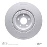 Dynamic Friction 2016-2018 Ford Focus RS Front GeoSPEC Coated Rotor (350x25 Vented) by Dynamic Friction Company 604-54261