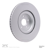 Dynamic Friction 2016-2018 Ford Focus RS Front GeoSPEC Coated Rotor (350x25 Vented) by Dynamic Friction Company 604-54261
