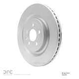 Dynamic Friction 2013-2019 Ford Taurus (Excl SHO) Front GeoSPEC Coated Rotor (352x32 Vented) by Dynamic Friction Company 604-54266