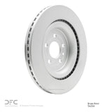 Dynamic Friction 2013-2019 Ford Taurus (Excl SHO) Front GeoSPEC Coated Rotor (352x32 Vented) by Dynamic Friction Company 604-54266