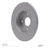 Dynamic Friction 2018-2022 Ford EcoSport Rear GeoSPEC Coated Rotor (271x11 Solid) by Dynamic Friction Company 604-54269